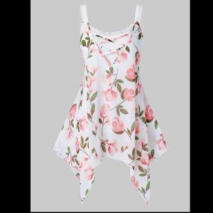 Floral Print Cami Tank Top